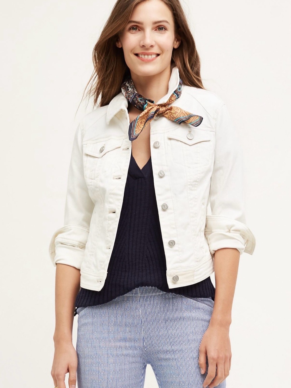 ANTHROPOLOGIE Pilcro Classic Denim Jean Jacket